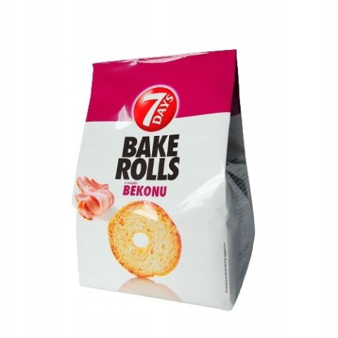 7 Days BAKE ROLLS Chrupki chlebowe o smaku bekonu 150 g