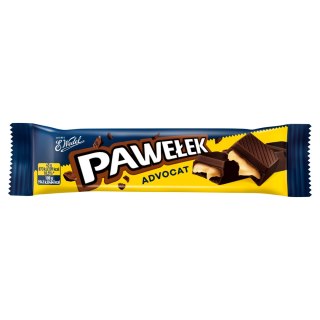 Baton E.Wedel Pawełek Advocaat w ciemnej czekoladzie 24 szt. x 45 g