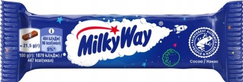 Baton mleczny Milky Way w czekoladzie 21,5 g x 60 szt.