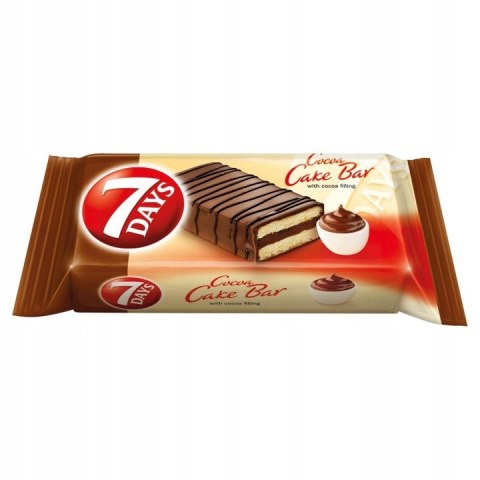 Batonik z nadzieniem kakaowym 7Days Cocoa Cake Bar biszkopt 32g x 16 szt