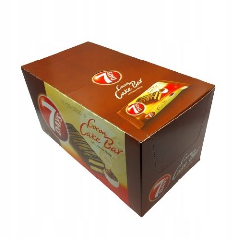 Batonik z nadzieniem kakaowym 7Days Cocoa Cake Bar biszkopt 32g x 16 szt