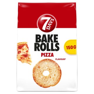 Chrupki chlebowe 7DAYS Bake Rolls Pizza 150g