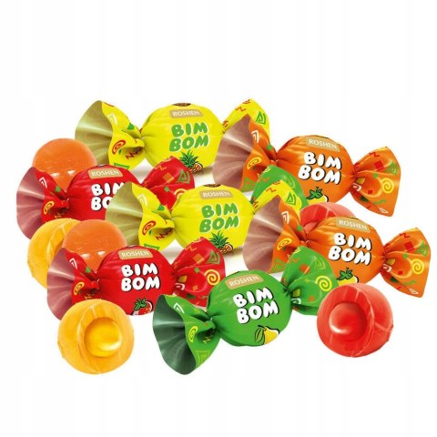 Cukierki Bim Bom Roshen landrynki z nadzieniem owocowym 1 kg