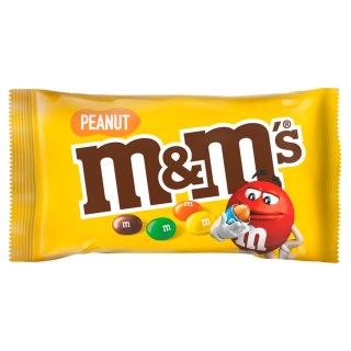 Cukierki M&M's orzeszki ziemne w czekoladzie kolorowe skorupki 45 g