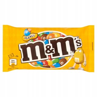 Cukierki M&M's orzeszki ziemne w czekoladzie kolorowe skorupki 45 g