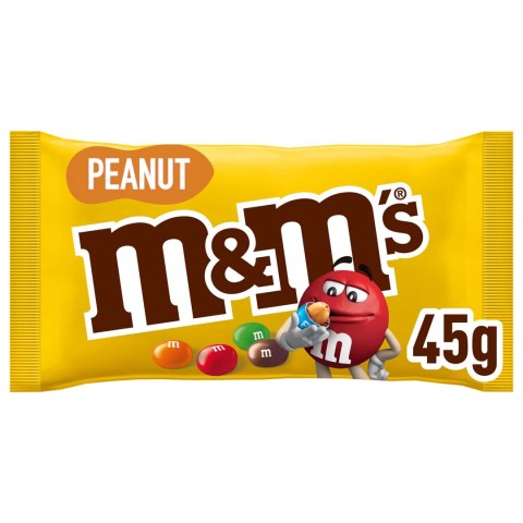 Cukierki M&M's orzeszki ziemne w czekoladzie kolorowe skorupki 45 g