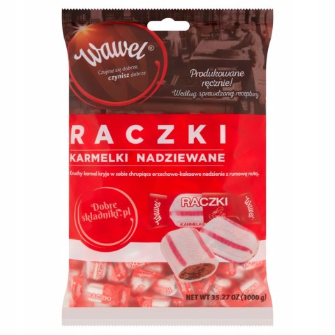 Cukierki Raczki karmelki nadziewane Wawel 1000 g