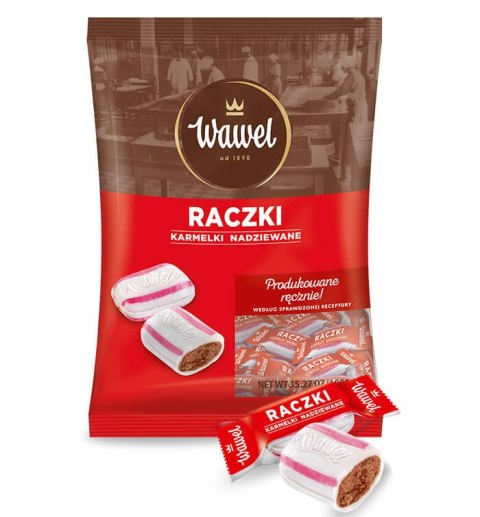 Cukierki Raczki karmelki nadziewane Wawel 1000 g