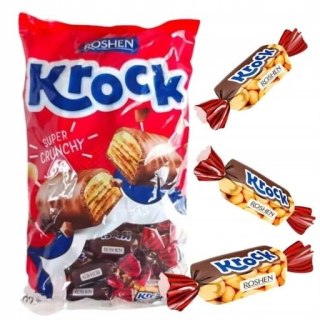 Cukierki Roshen Krock z karmelem i pastą orzechową 1 kg