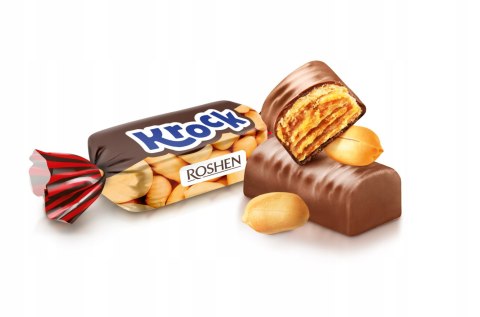 Cukierki Roshen Krock z karmelem i pastą orzechową 1 kg
