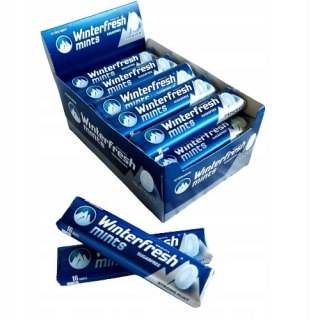 Cukierki bezcukrowe Winterfresh Mints miętowe 28 g x 24 szt.