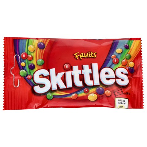 Cukierki do żucia w cukrowych skorupkach drażetki owocowe Skittles 38 g