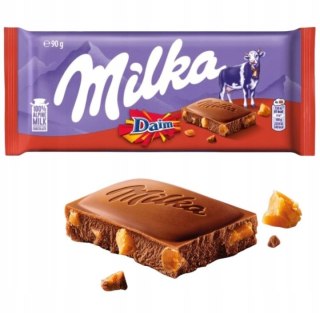 Czekolada Milka DAIM z chrupiącymi migdałami 90g Milka
