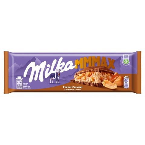 Czekolada Mleczna Milka Mmmax Peanut Caramel z Karmelem i Orzechami 276g