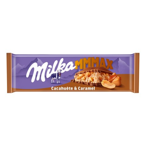 Czekolada Mleczna Milka Mmmax Peanut Caramel z Karmelem i Orzechami 276g