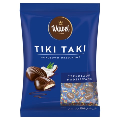 Czekoladki Wawel Tiki Taki kokosowe nadziewane 1000 g