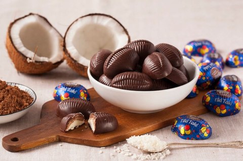 Czekoladki Wawel Tiki Taki kokosowe nadziewane 1000 g