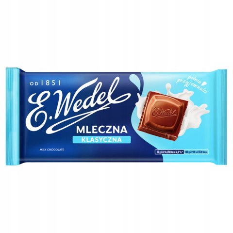 E.Wedel Klasyczna czekolada mleczna 90 g