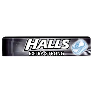 Halls extra strong cukierki czarne orzeźwiające zestaw 20szt x 33,5g