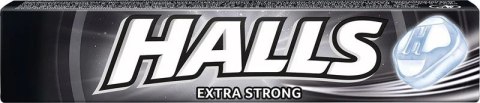 Halls extra strong cukierki czarne orzeźwiające zestaw 20szt x 33,5g
