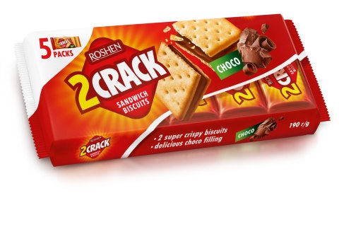 Krakersy Roshen Kakaowy 190 g