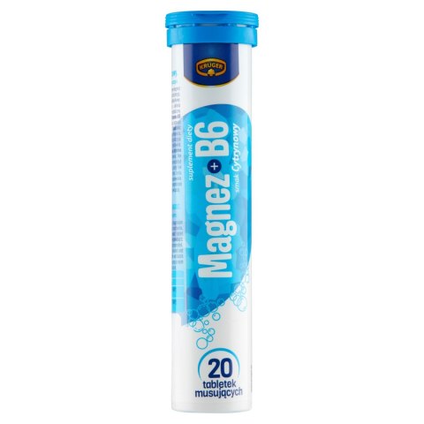 Krüger Suplement diety magnez + B6 smak cytrynowy