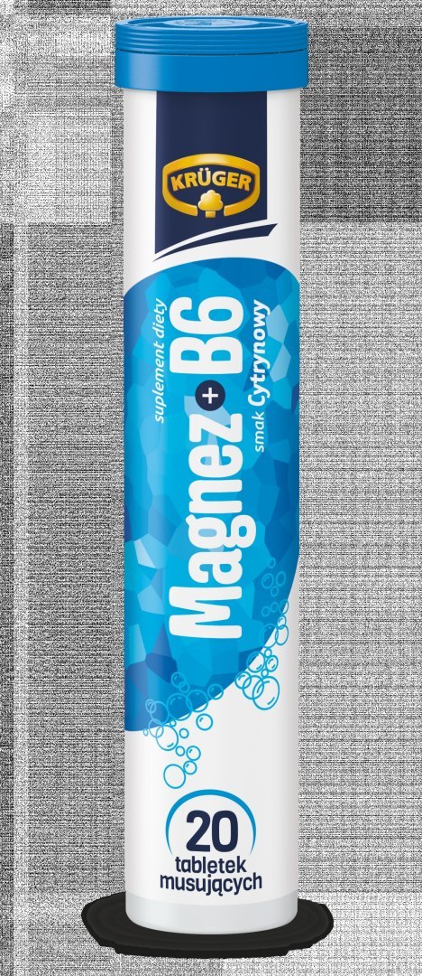 Krüger Suplement diety magnez + B6 smak cytrynowy