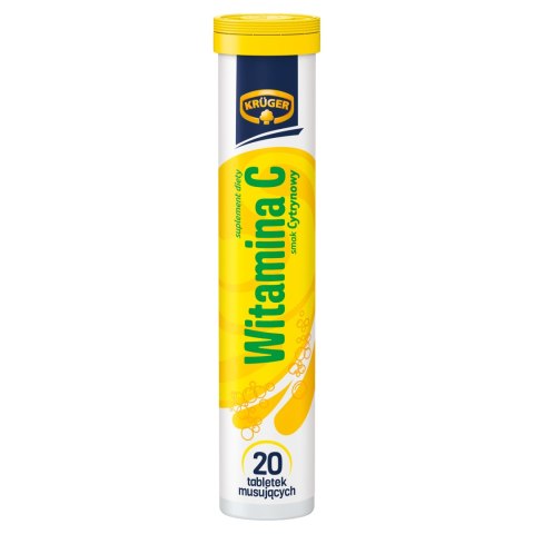Krüger Suplement diety witamina C smak cytrynowy 84 g (20 sztuk)
