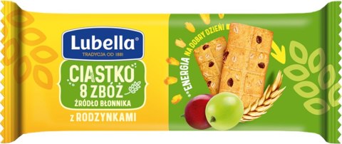 LUBELLA Ciastko 8 Zbóż z Rodzynkami 34g