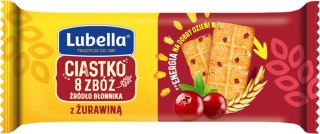 LUBELLA Ciastko 8 Zbóż z Żurawiną 34g