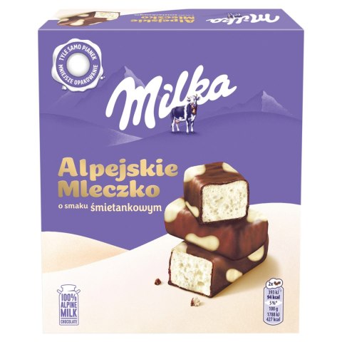 Milka Alpejskie Mleczko Happy Cows Śmietankowe w Czekoladzie Pianka 330g
