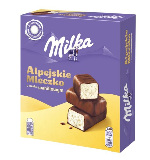 Milka Alpejskie Mleczko Pianka o smaku waniliowym 330 g