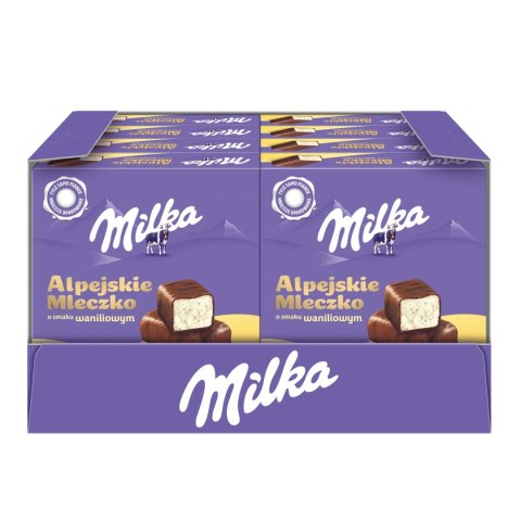 Milka Alpejskie Mleczko Pianka o smaku waniliowym 330 g