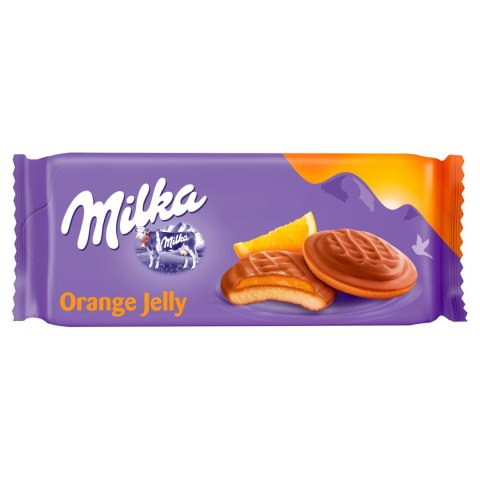 Milka Choco Jaffa - Biszkopty z galaretką pomarańczową z czekoladą 147 g