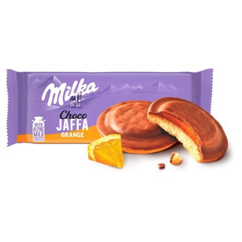 Milka Choco Jaffa - Biszkopty z galaretką pomarańczową z czekoladą 147 g