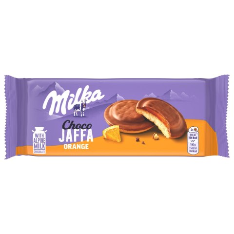 Milka Choco Jaffa - Biszkopty z galaretką pomarańczową z czekoladą 147 g