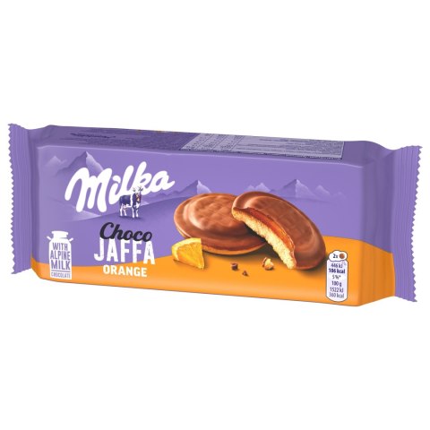 Milka Choco Jaffa - Biszkopty z galaretką pomarańczową z czekoladą 147 g