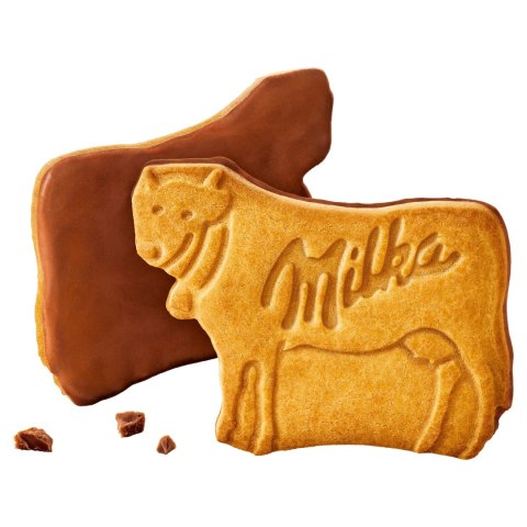 Milka Choco Moo ciastka oblane czekoladą mleczną z mleka alpejskiego 120 g