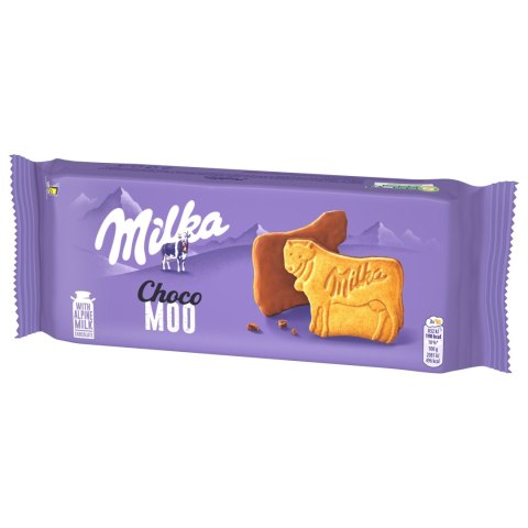 Milka Choco Moo ciastka oblane czekoladą mleczną z mleka alpejskiego 120 g