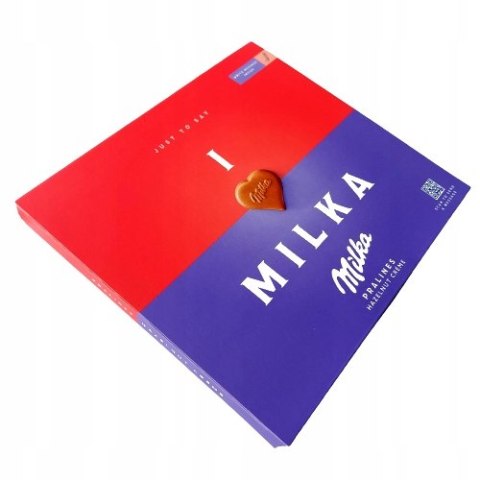 Milka I Love Milka praliny mleczne z nadzieniem orzechowym 110 g
