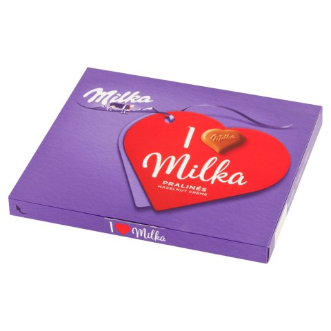 Milka I Love Milka praliny mleczne z nadzieniem orzechowym 110 g