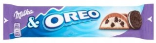 Milka Oreo Baton Czekoladowy z Kawałkami Ciasteczek Oreo 37g