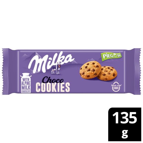 Milka Pieguski Choco COOKIES z czekoladą 135 g