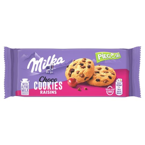 Milka Pieguski ciasteczka z rodzynkami 135 g