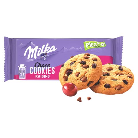 Milka Pieguski ciasteczka z rodzynkami 135 g