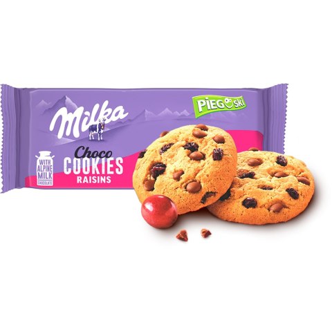 Milka Pieguski ciasteczka z rodzynkami 135 g