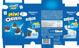 Mini Oreo Ciastka Ciasteczka z Nadzieniem Kruche Markizy 6 paczek 19g 114g
