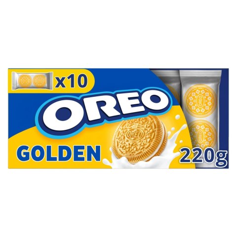 Mondelez 220g OREO GOLDEN 20 sztuk ciasteczka z kremowym nadzieniem
