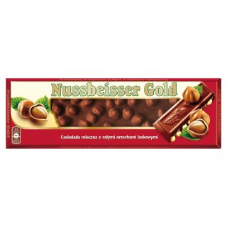 Nussbeisser czekolada mleczna z całymi orzechami laskowymi 220 g