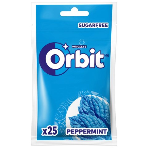 Orbit Peppermint Bezcukrowa guma do żucia 29 g (21 sztuk)